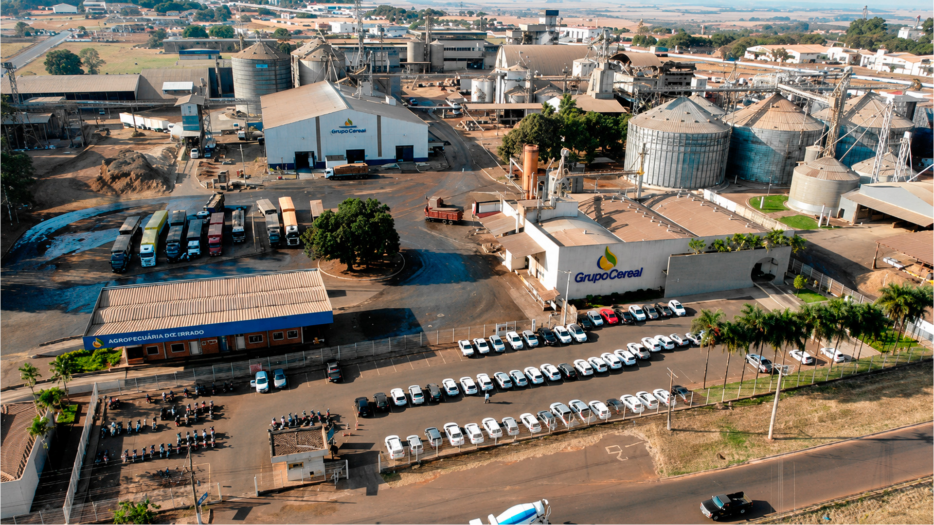 Unidade agroindustrial do Grupo Cereal, empresa que anunciou acordo para venda de participação de 30% à Zen-Noh.